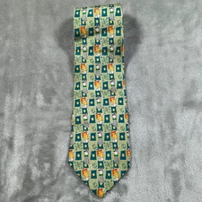 Vintage The Jetsons Tie Warner Brother Silk Cartoon Network George Asteroid 57x4