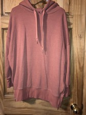 Aerie Hooded Sweatshirt Women  s Large With Side Zippers