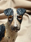 VINTAGE ANTIQUE HUBLEY DOOR STOP WIRE HAIRED TERRIER GREAT PAINT ESTATE-FREESHIP — photo 3