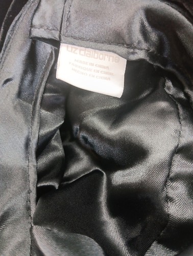 Liz Claiborne Velvet Floral Bucket Hat One Size, New With Tags - Picture 5 of 6