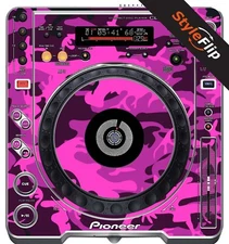 Pioneer CDJ-800 MK2 | Pink Camo | Protective Decal | StyleFlip Skins