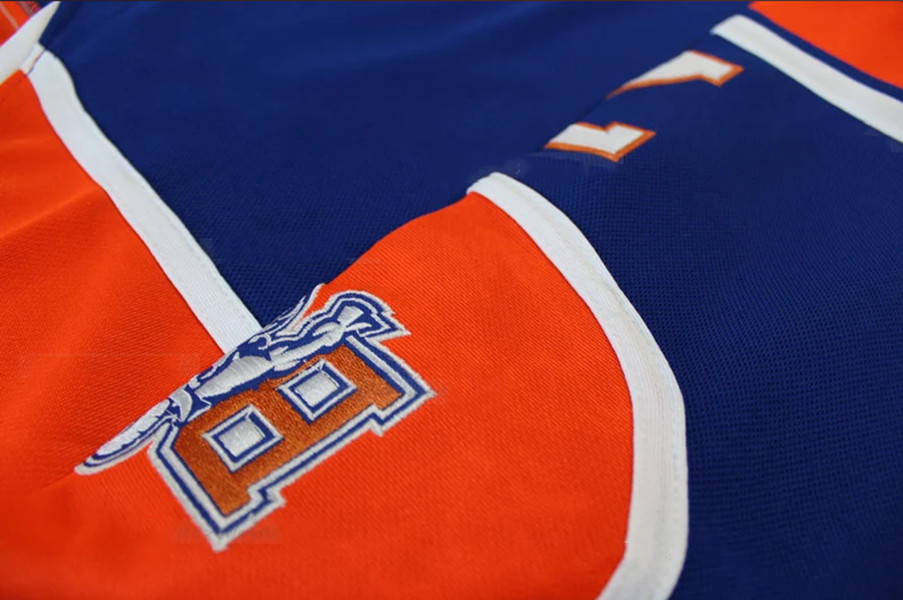 Alex Moran 7 Thad Castle 54 Randell Blue Mountain State Jersey Youth/Mens Sewn