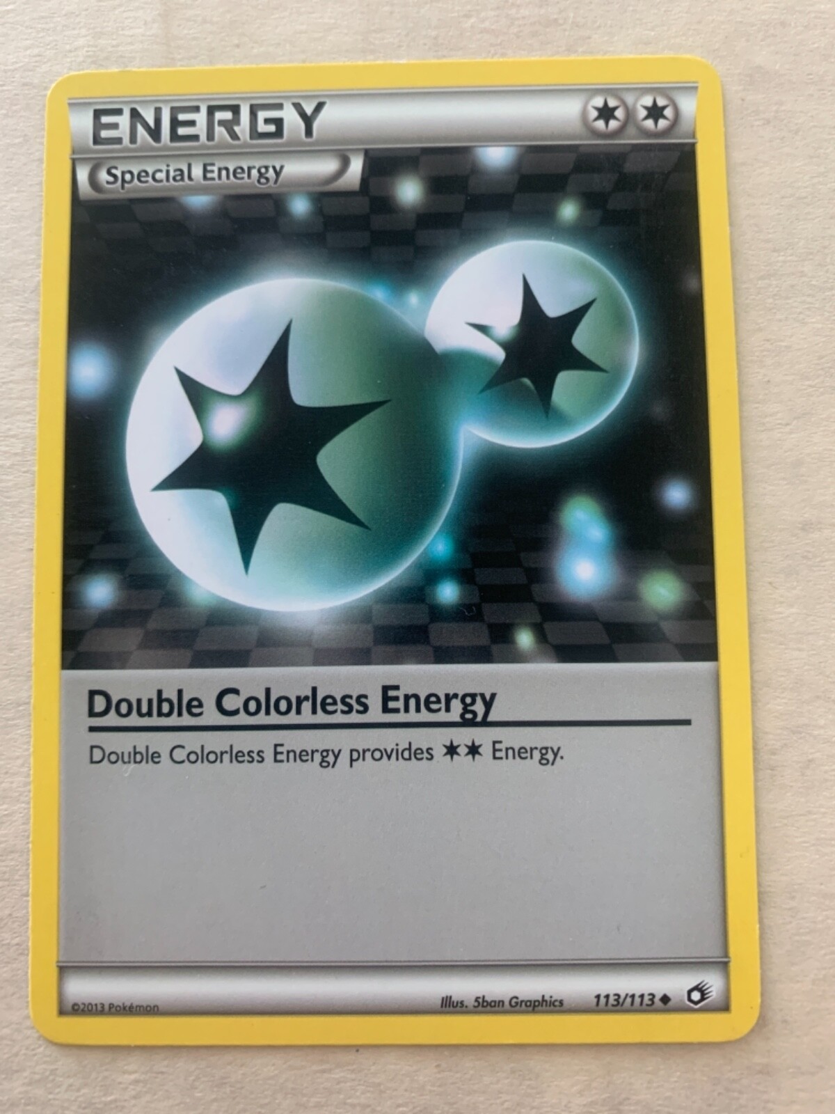 DOUBLE COLORLESS ENERGY SPECIAL Legendary Treasures 113/113 LP POKÉMON TCG (CH)