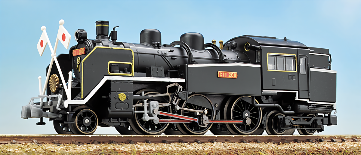 N Scale Tramway 2-6-4 JNR C11 Steam Locomotive #200