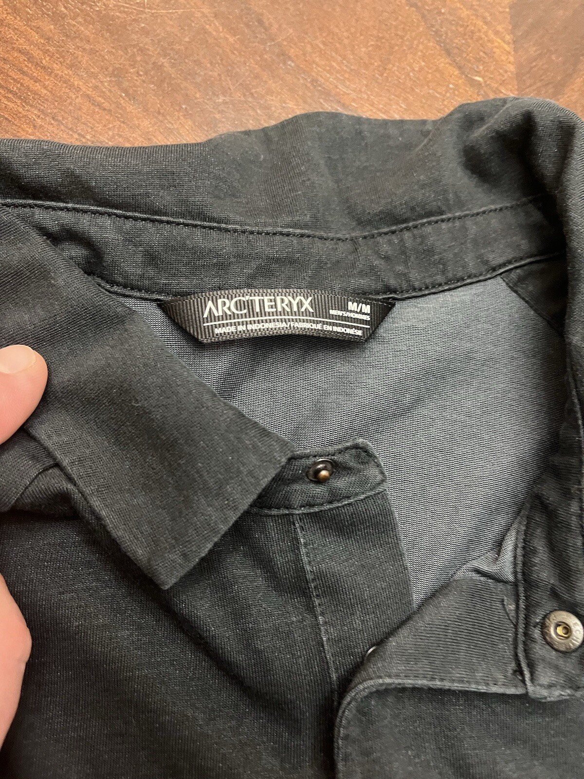 Polo uomo Arc'teryx taglia M nera