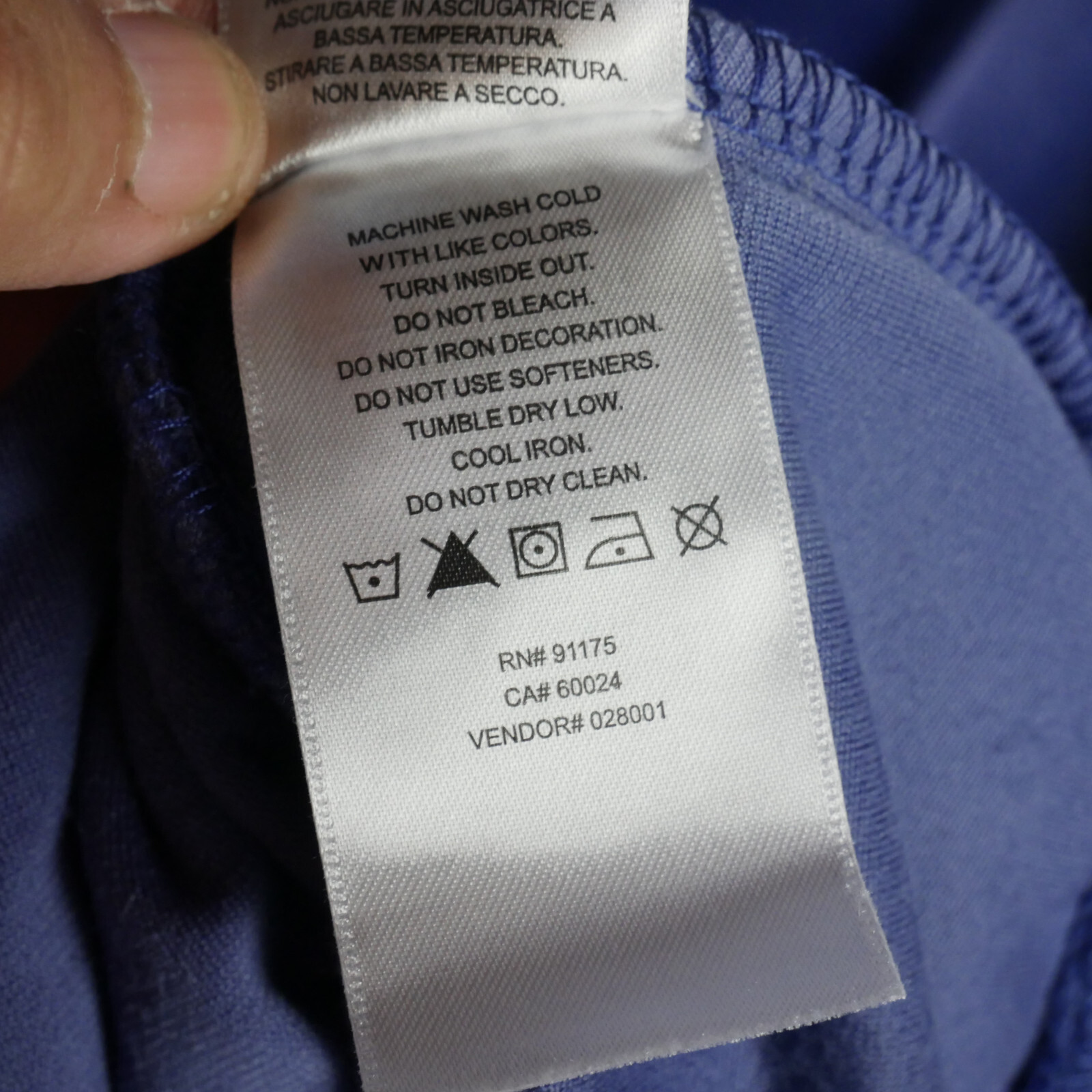 Felpa con cappuccio vintage Fila uomo taglia media in velluto pullover 1 4 zip blu