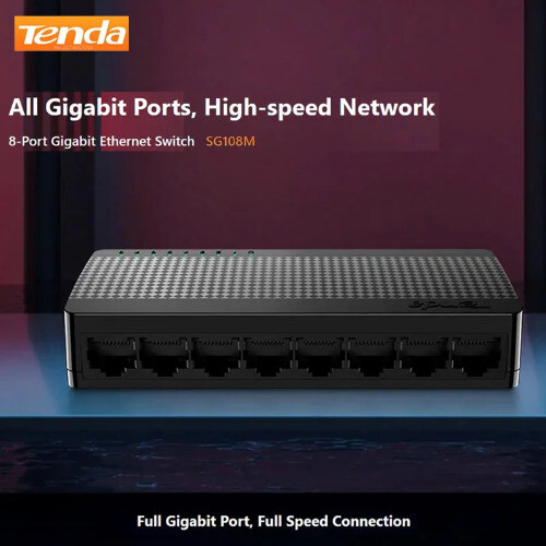 Switch Ethernet 8 Port 1000Mbps Hub Network SOHO Desktop Smart WIFI Switcher - 第 7/13 張圖片