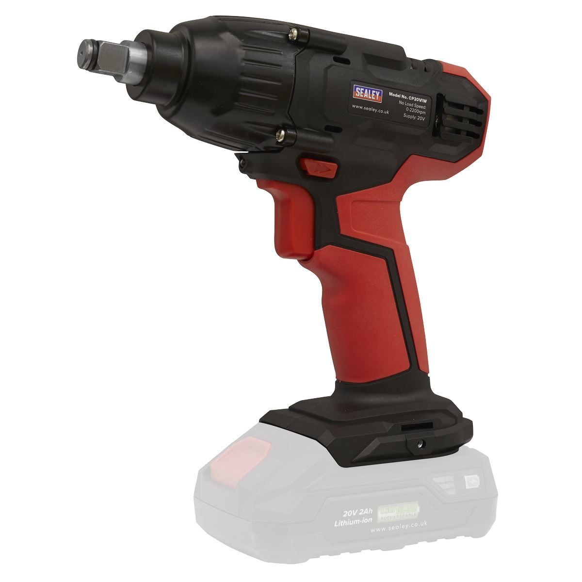 Sealey Impact Wrench 20V 1/2""Sq Drive 230Nm - Body Only CP20VIW