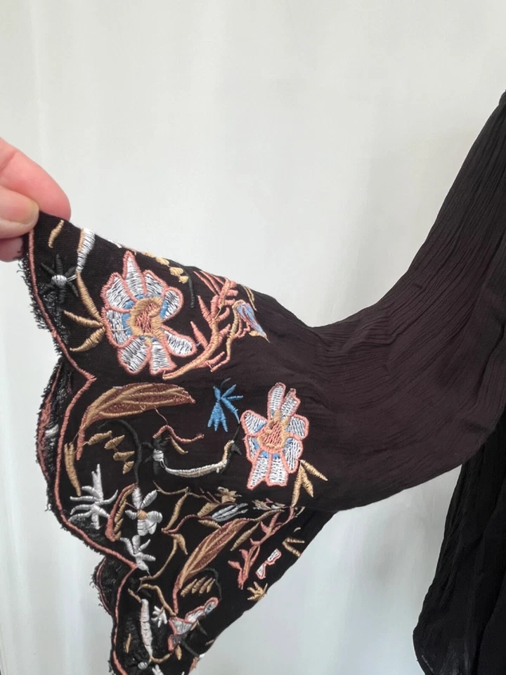 Blusa Hombro Descubierto Cameo Rosa Talla 12 Negro Viscosa Mujer Foto 2 de 4