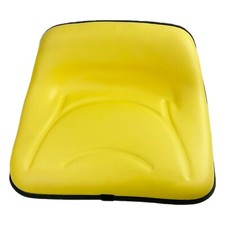 E-AM100174 Seat, Yellow 8-1/4" Low Back for John Deere 111H, 112L, 116, 116H,  