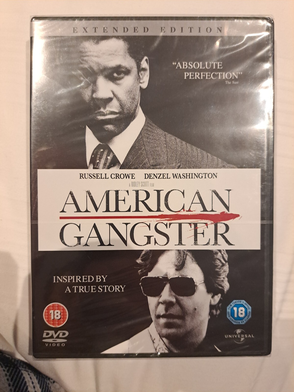 American Gangster (DVD, 2007, Extended Edition, New & Sealed) Free Postage!!