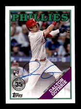 DALTON GUTHRIE 2023 TOPPS 1988 35TH ANNIVERSARY ROOKIE AUTOGRAPH AUTO RC BF1992