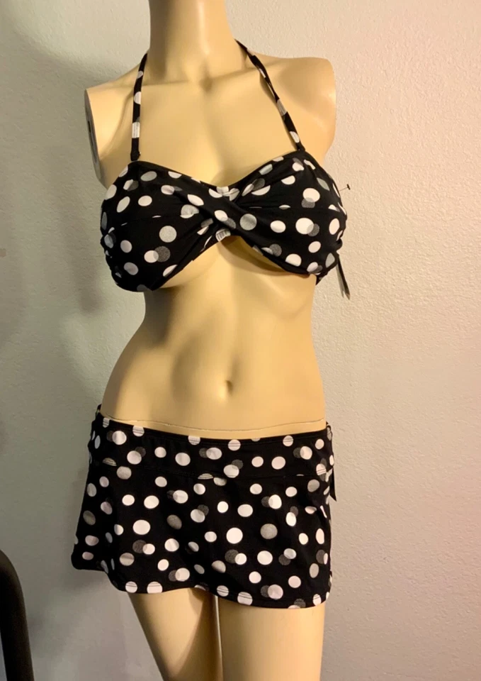 Jantzen Mujer Traje De Baño Lunares Bikini Conjuntos Y Separados Nuevo Con Etiquetas Tallas 10 12 16 Foto 4 de 4