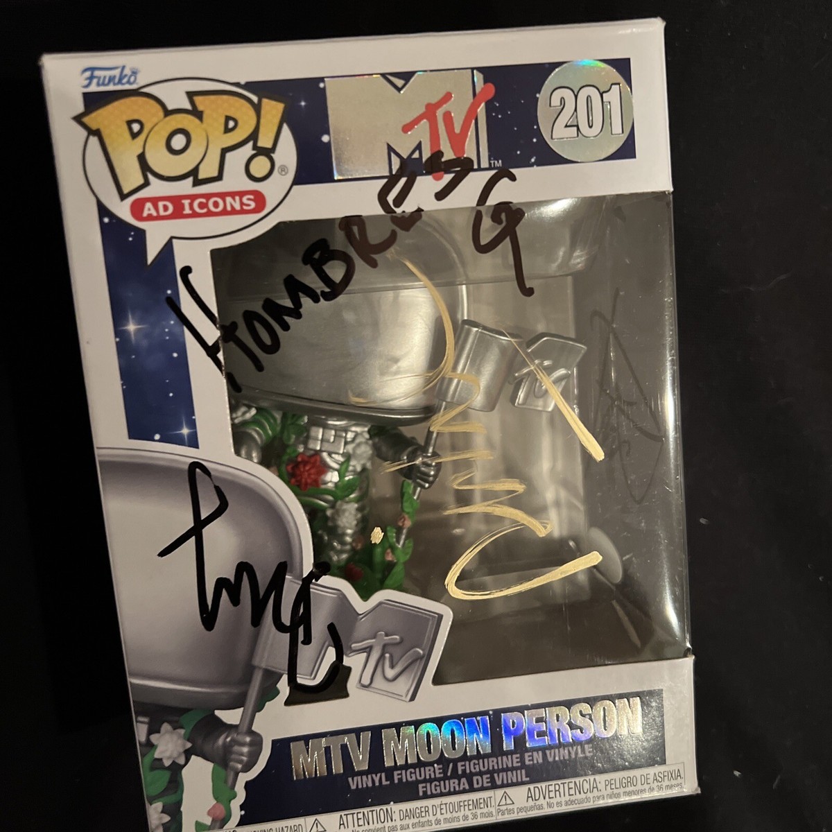 WS ジョッフル SP サイン Hombres G signed Autograph Funko Pop MTV Moon Person JSA