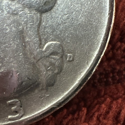 1973 D Washington Quarter, Errors Off Center Reverse - Picture 8 of 11
