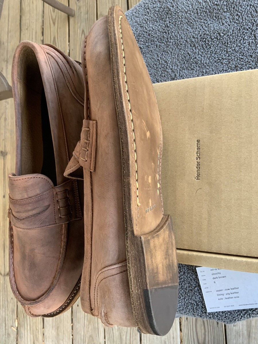 HENDER SCHEME SLOUCHY LOAFER SZ. -6 (27.5-28 SM~11”) MADE IN HENDER SCHEME SLOUCHY LOAFER SZ. -6 (27.5-28 SM~11”) MADE IN