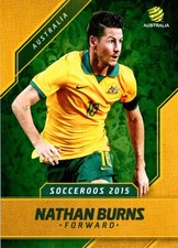 2015 2016 SOCCEROOS World Cup Card NATHAN BURNS Australia
