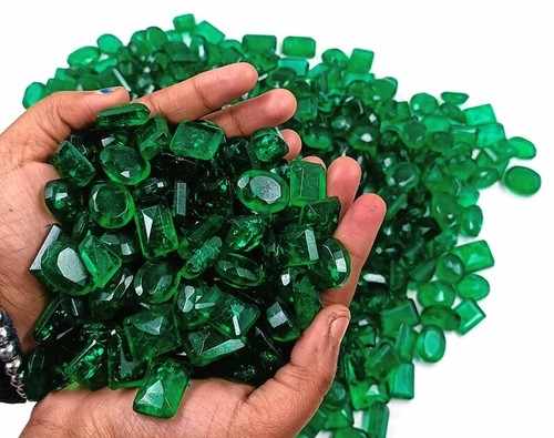 7.00 MM Natural Emerald Panna Original Certified Stone Brazilian Mines Gemstone - Picture 3 of 5