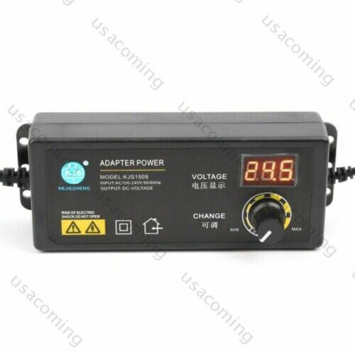 AC/DC Adattatore Di Alimentazione Regolabile 24 W 9-24 V 1A - Foto 8