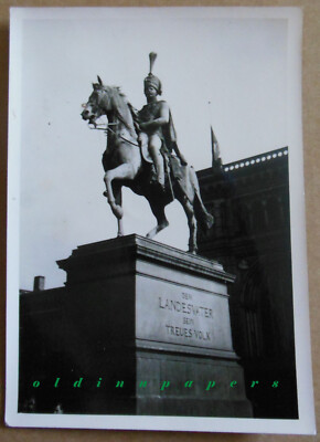 Hannover Ernst August Reiter Denkmal dem Landesvater sein Volk Vorkriegsfoto