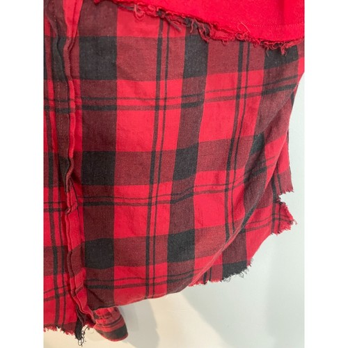 M.J. Soffe Indiana Hooded Sweatshirt With Plaid Flannel Bottom Size M - Picture 17 of 18