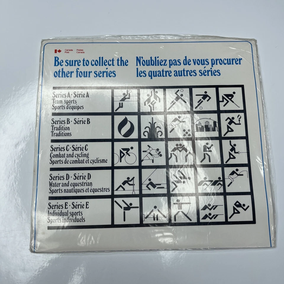 E Olympic 76 Souvenir 5 Cancellations FDC International Canada Series D - Image 3 of 4