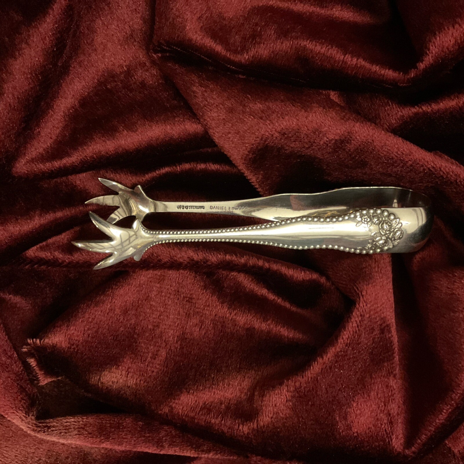 LANCASTER by Gorham Sterling Sugar Tongs 4 1/8