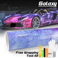 * Gloss Stardust Galaxy Vinyl Wrap Sticker Graphic Decal Sheet Wallpaper DIY S15