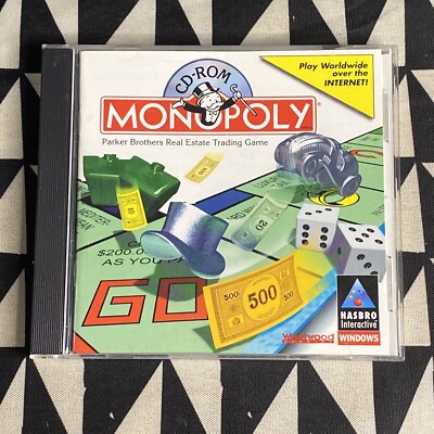Hasbro Interactive MONOPOLY  Windows PC Computer Game CD-ROM Complete