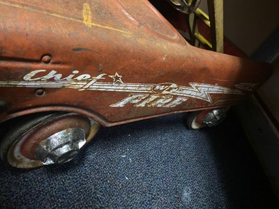 western flyer fire chief pedal car