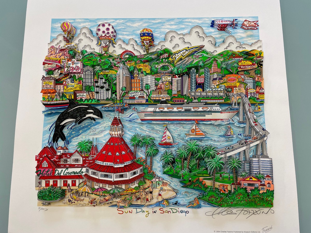 パディタン 　Charles Fazzino Charles Fazzino | One of our collectors took a liking to