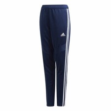 Image of Adidas New Junior Boys Tiro 19 Pants Bottom Tapered Football Fit Black Navy