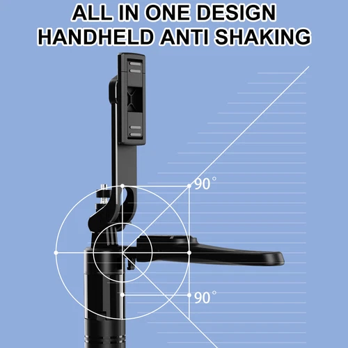 360° Selfie Stick Stativ Fernbedienung Bluetooth Ständer Telefon Desktop Ständer Schreibtisch Halter - Bild 6 von 8