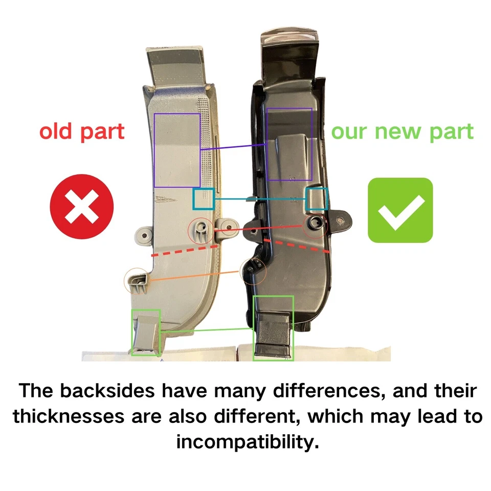 Right LED Mirror Turn Signal Light for 2001-2005 Mercedes-Benz C240 - Image 2 of 4
