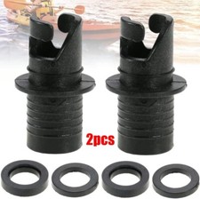 2PCS Air Pump Nozzle Valve Hose Adapter Connector For Inflatable Boat SUP Kayak