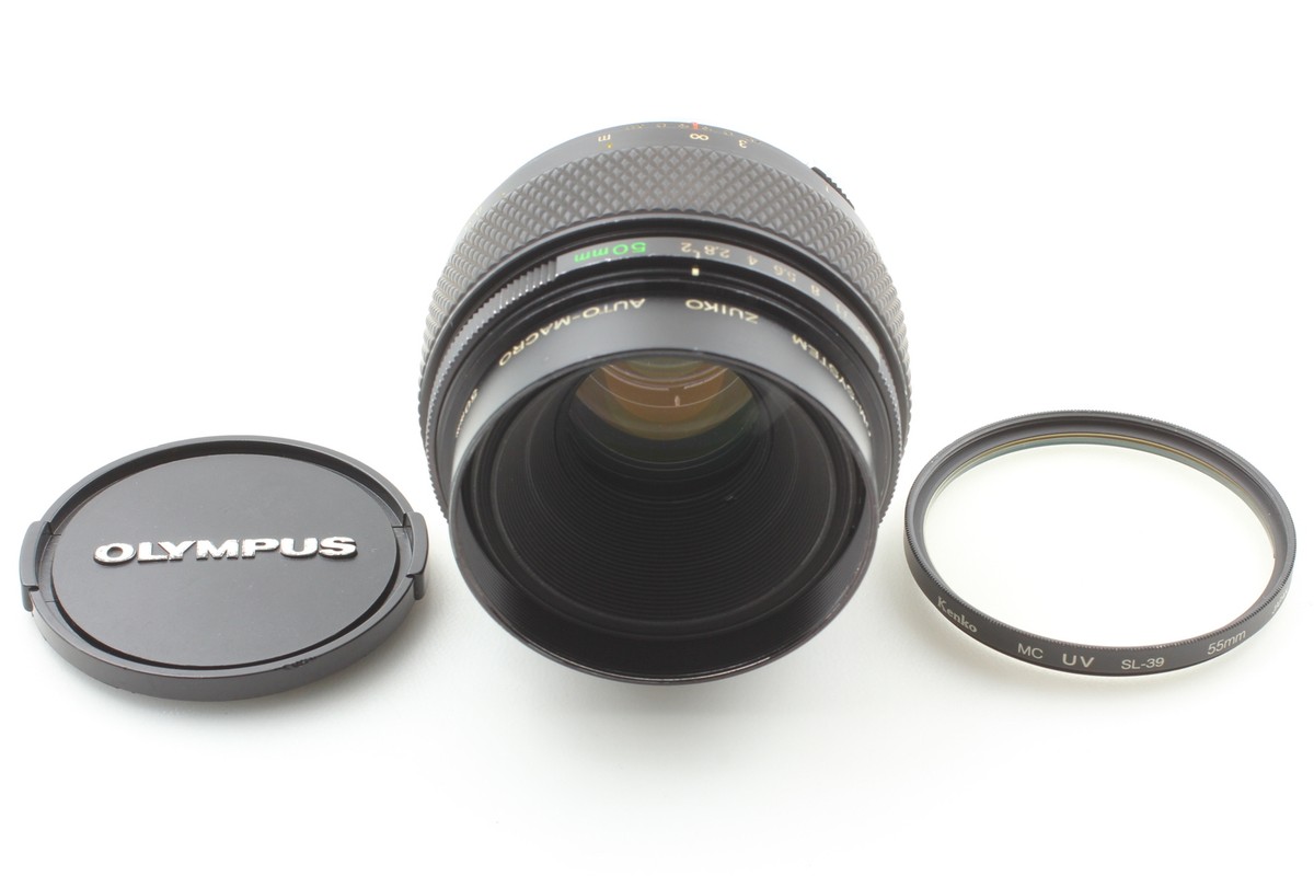 Exc+++++] Olympus OM-System Zuiko Auto-Macro 50mm f/2 MF Lens From