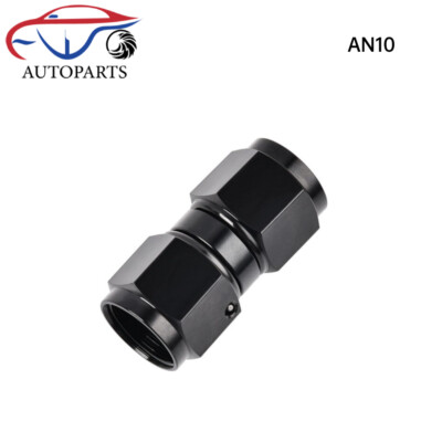  10AN to 10AN Female Straight Swivel Coupler Union Fitting Adapter Aluminum