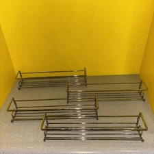 Spice Rack Wall Mount Pantry Cabinet Door Organizer Set of 4 Hanging Seasoning