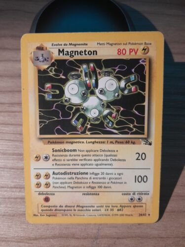 LOTTO CARTE POKEMON VINTAGE ITA ☆ SET BASE JUNGLE & FOSSIL ☆ COMUNI/RARE NO HOLO - Foto 146 di 182