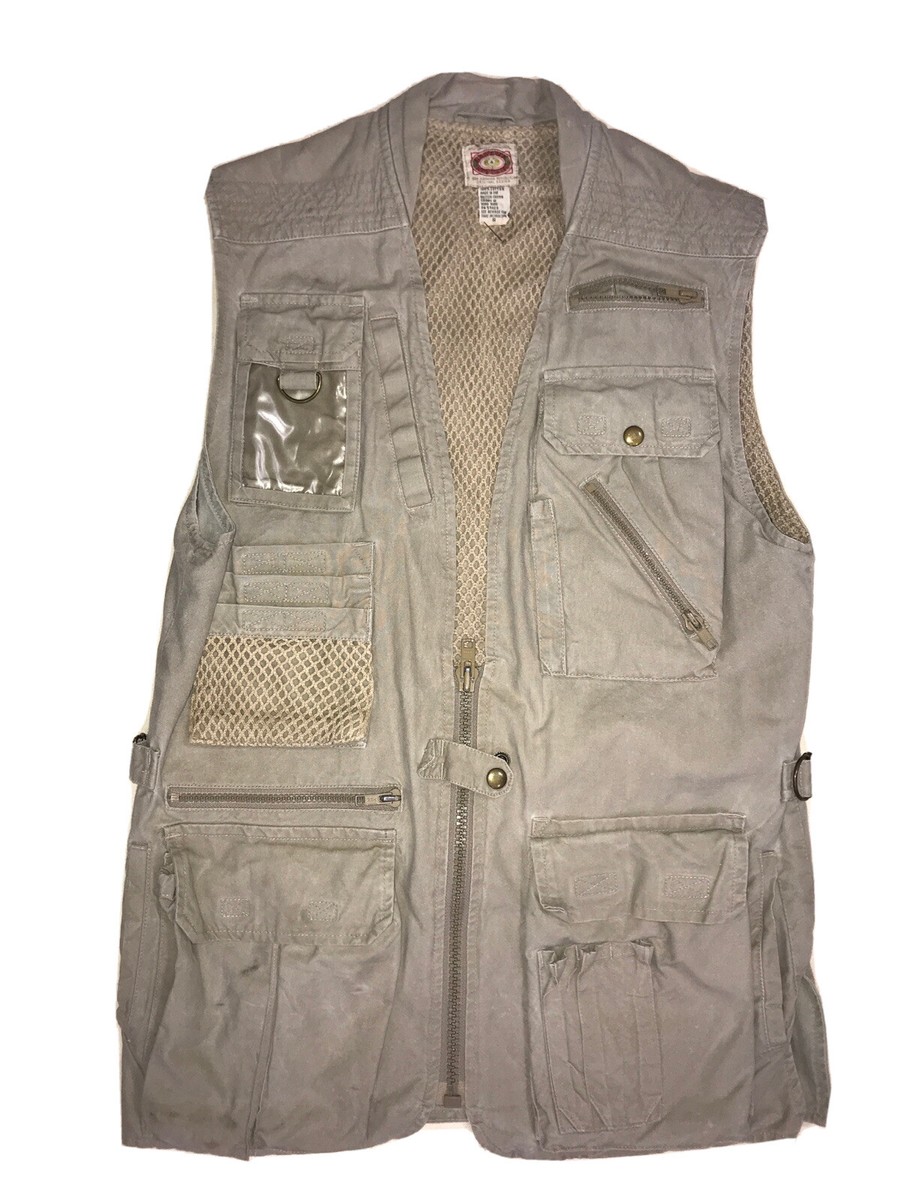 Vintage 80's 90's Banana Republic Safari Vest Sz S Photographer
