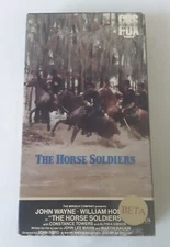 THE HORSE SOLDIERS - John Wayne/William Holden 1959 CBS FOX Beta Tape!!!