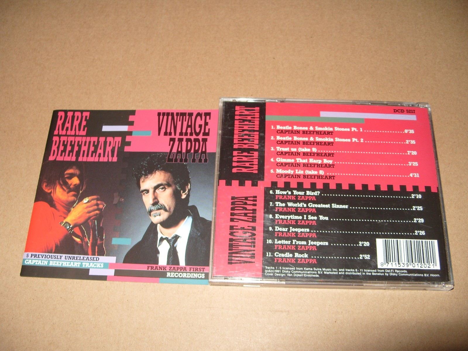 Rare Beefheart Vintage Zappa 11 Track cd Near Mint + Condition.  (R1)