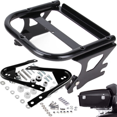 Quick-Detach Two-up Tour Pack Rack Mount + Docking Kit For Harley FLHT FLHX CVO