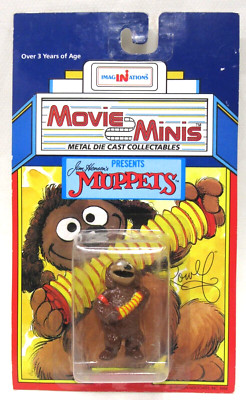Muppets Movie Minis 1988 ROWLF Die Cast Metal Gone With The Weird figure MOC