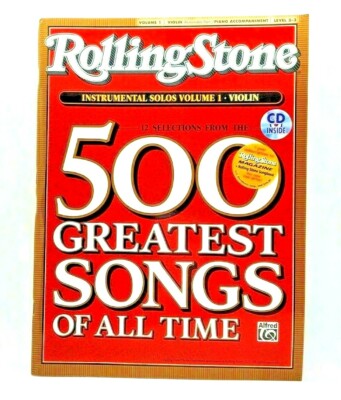 Selections Rolling Stone Instrumental solos Vol.1 VIOLIN Magazine Songs & CD