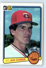 1983 Donruss Jack O'Connor Minnesota Twins #51