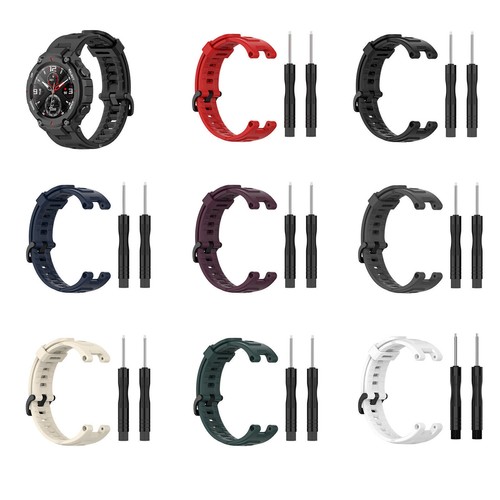 For Huami Amazfit T-Rex Pro Smart Watch Replacement Silicone Watch Band Strap - Picture 2 of 20