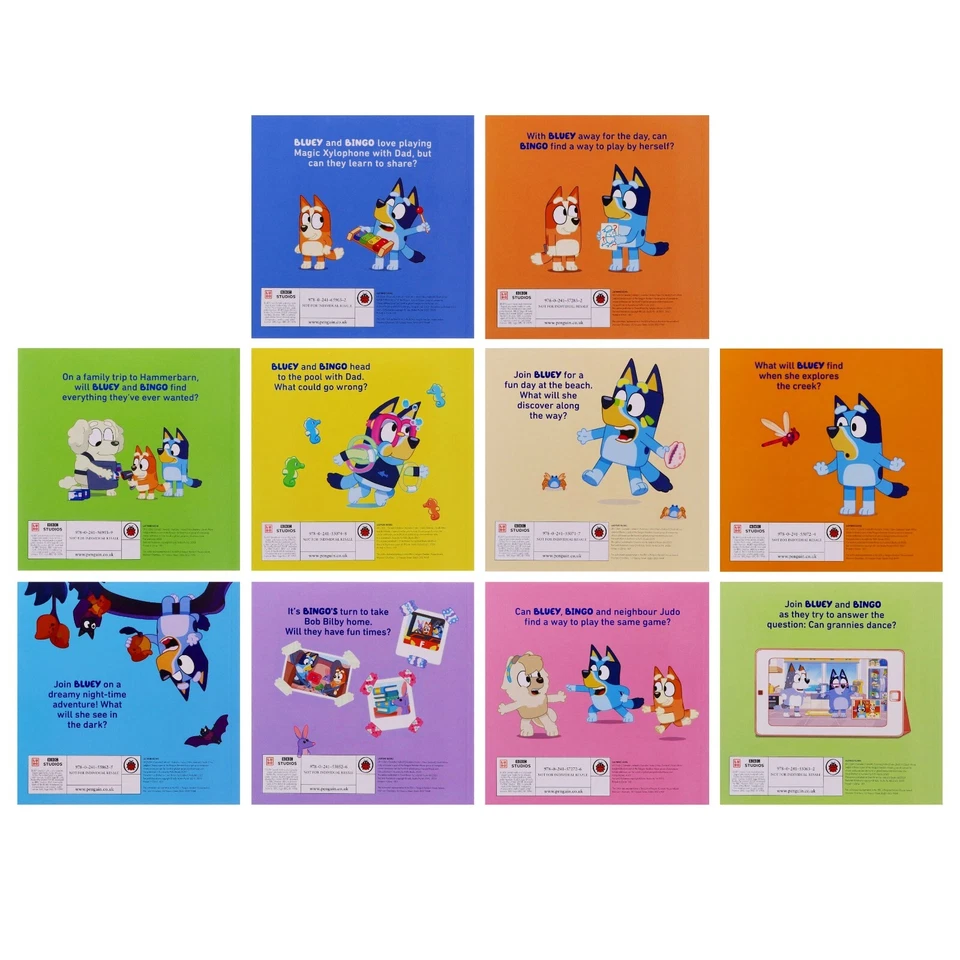 Bluey Let's Do This! 10 Picture Books Collection Box Set - Ages 3-7 - Paperback - Image 3 of 4