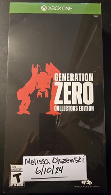 Generation Zero Collector's Edition XBOX*New BRAND NEW FACTORY SEALED OOP