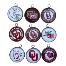 OU Sooners Charms - OKlahoma University Charms, Jewelry Making Charms